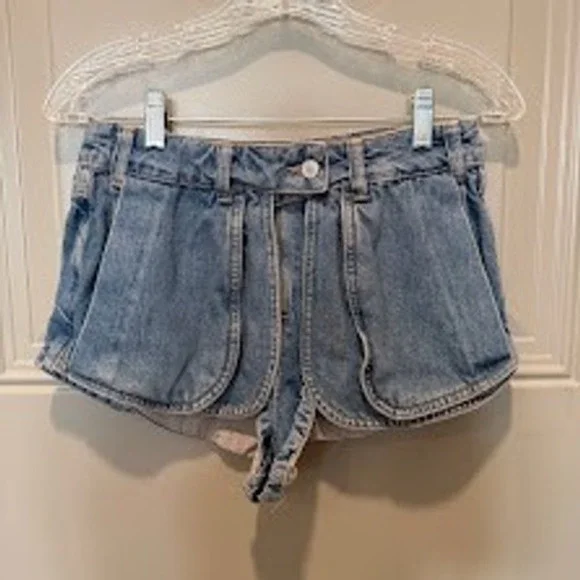 Free People We The Free Prince Street Denim Shorts Size 27 - Picture 1 of 5